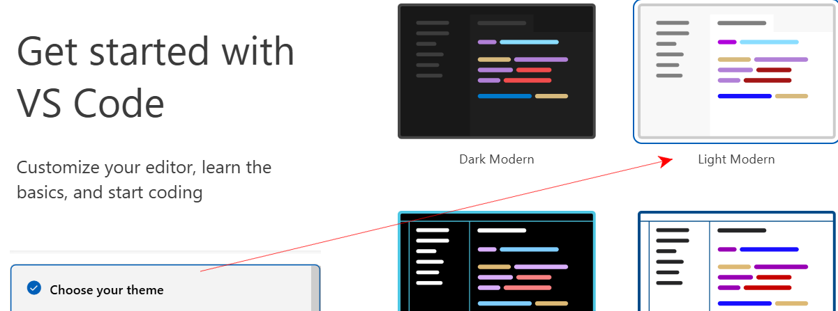 vscode theme light