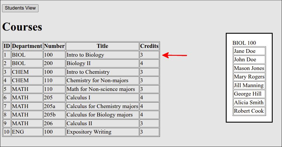 dialog biol100 students