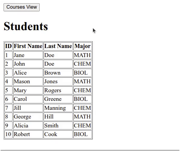 switching table views