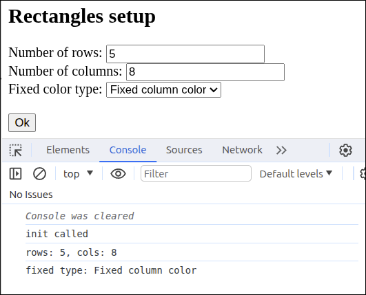 printing input values